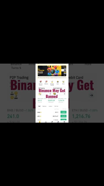 Binance May Get Banned! More Difficulties For Largest Exchange #cryptomash #cryptomashnews