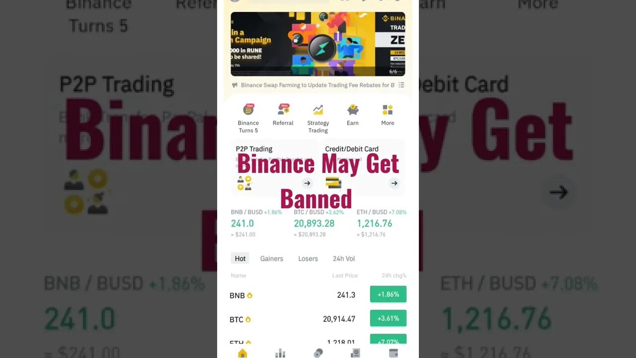 Binance May Get Banned! More Difficulties For Largest Exchange #cryptomash #cryptomashnews