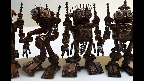 The Rusty Junk Robots of The A I Verse Part 3