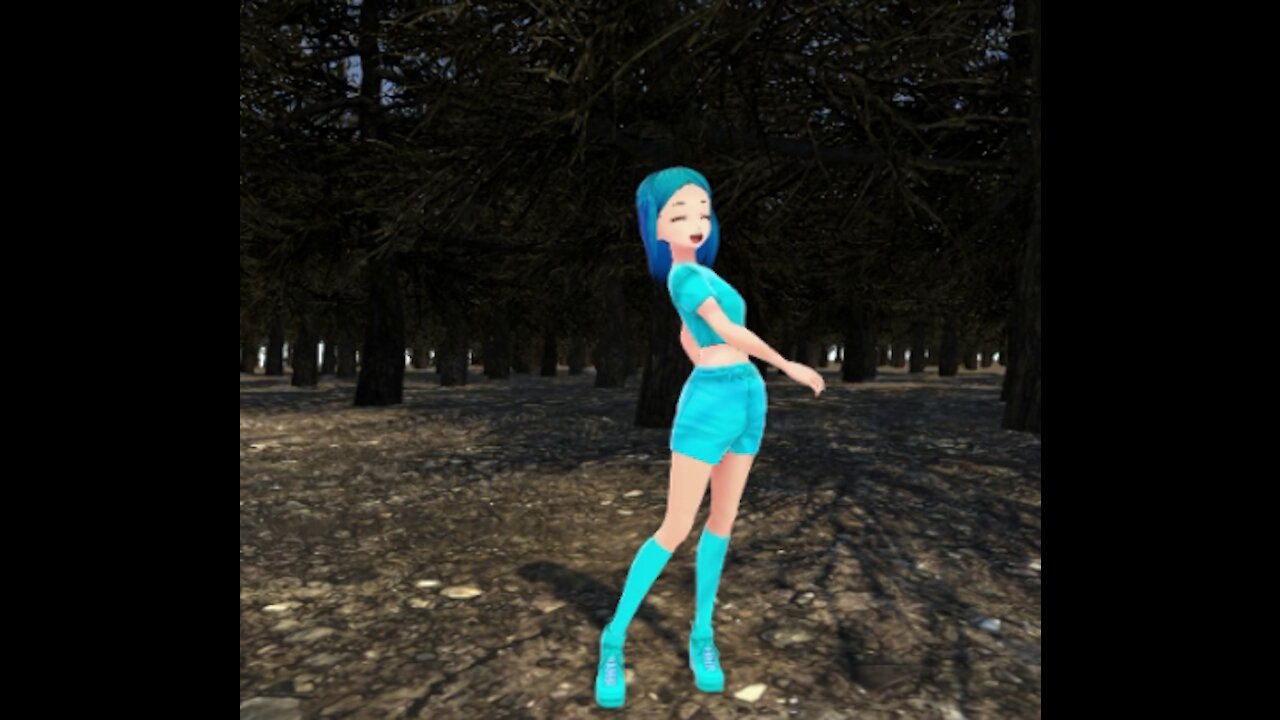 Anime Dancer! Sapphirina! [Custom Model] Forest Set! [Selfie Camera]