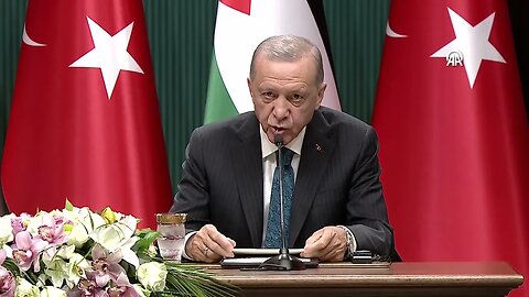 President Erdogan held a joint press conference with Palestinian President Mahmoud Abbas