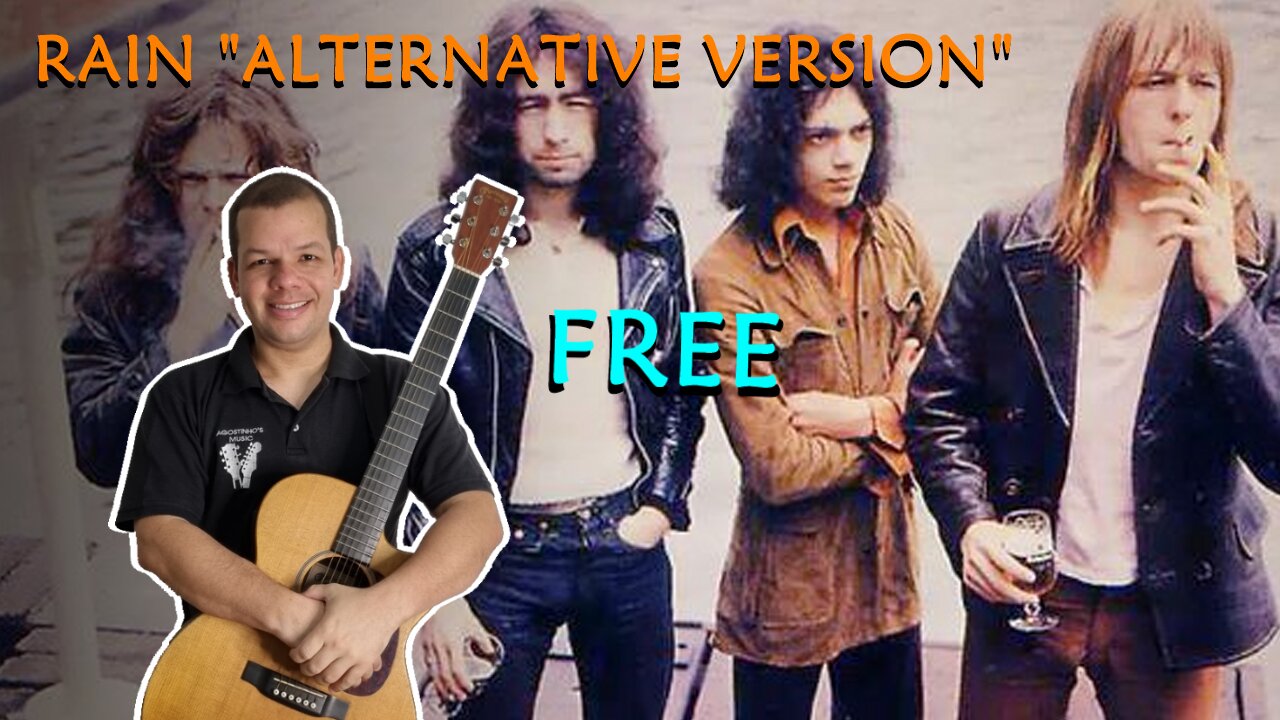 Como tocar RAIN / ALTERNATIVE VERSION (Free) - Aula completa + PDF