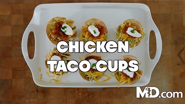 How to Make Chicken Taco Cups | MDelicious