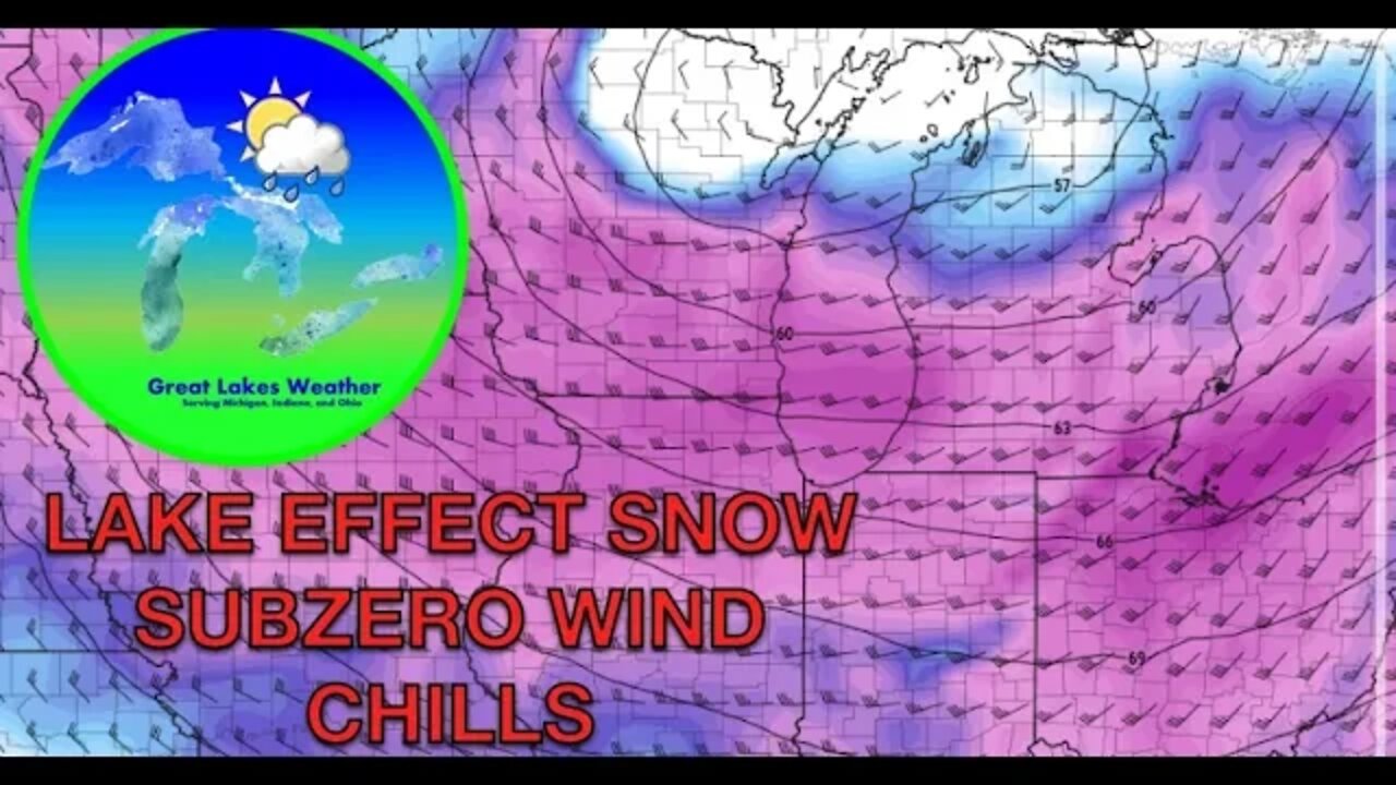 WHITEOUT Conditions with COLD expected Wednesday and Thursday in Michigan -Great Lakes Weather