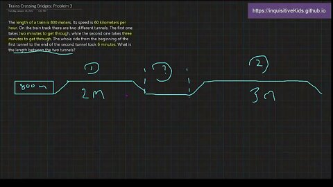 Trains Crossing Bridges: Problem 3