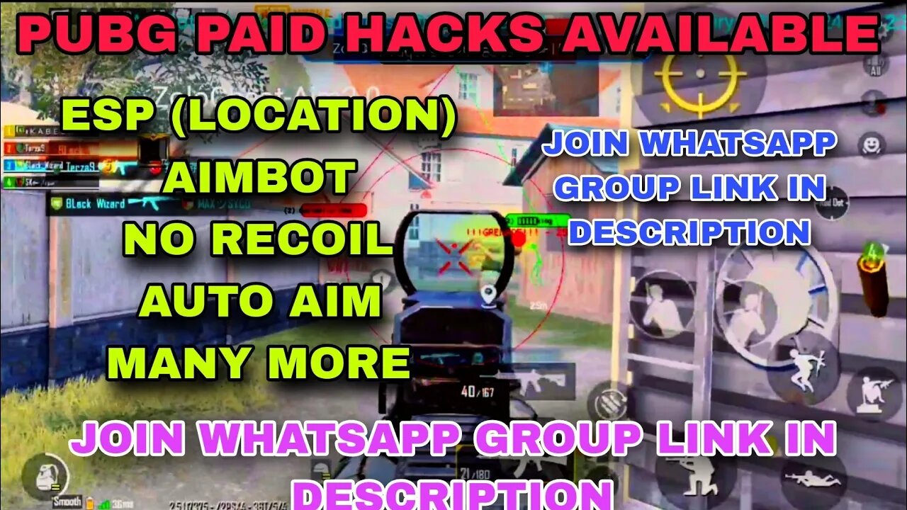 Pubg Mobile hack 2.5 ( New 2.5 Version Inbuilt Esp Mod ) | Pubg Mobile Gl+Kr Hack | Pubg 2.5 Hacks