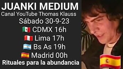 Rituales para la abundancia // Juanki medium 🇪🇸 @juankimedium (1-10-23)