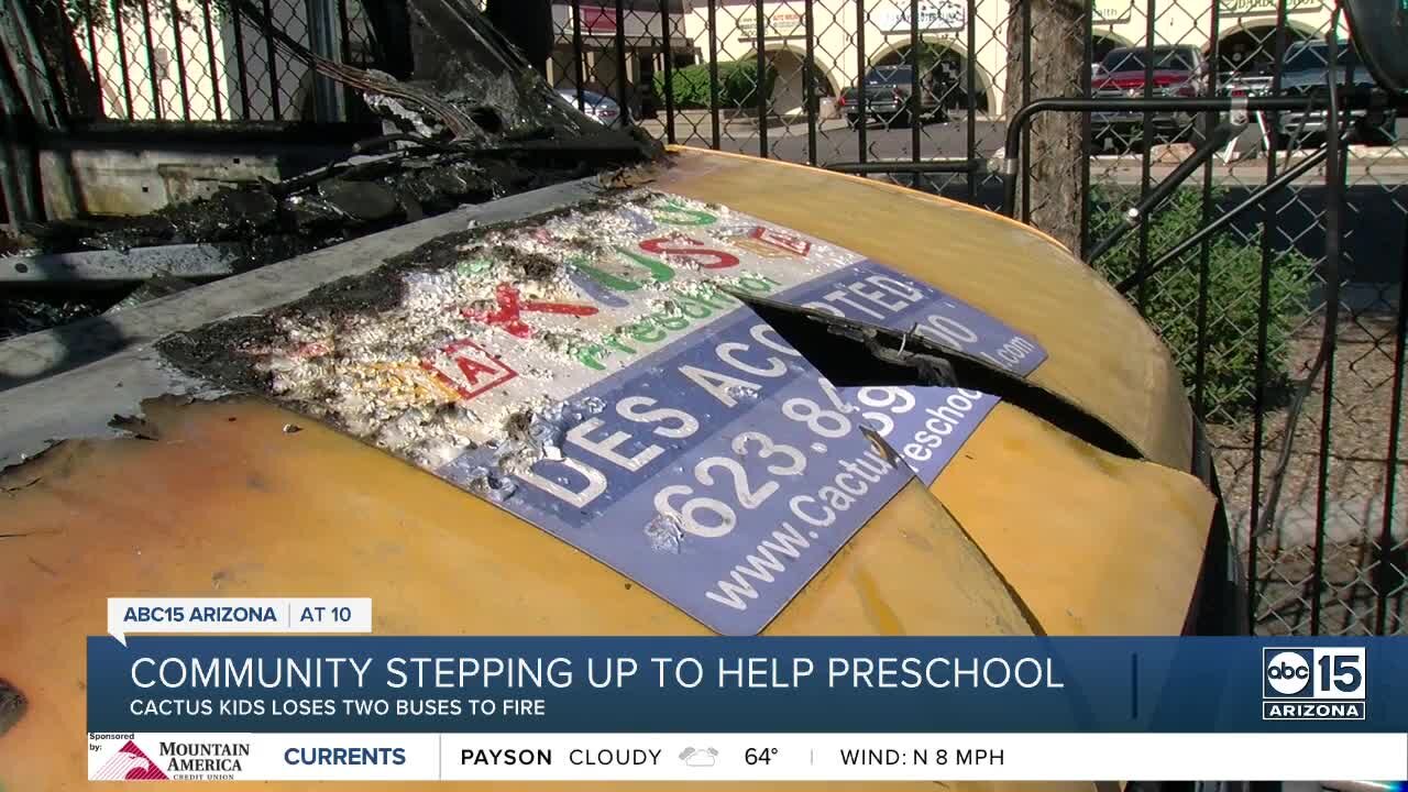 Musicians organize fundraiser to help pay two buses burned at Phoenix preschool