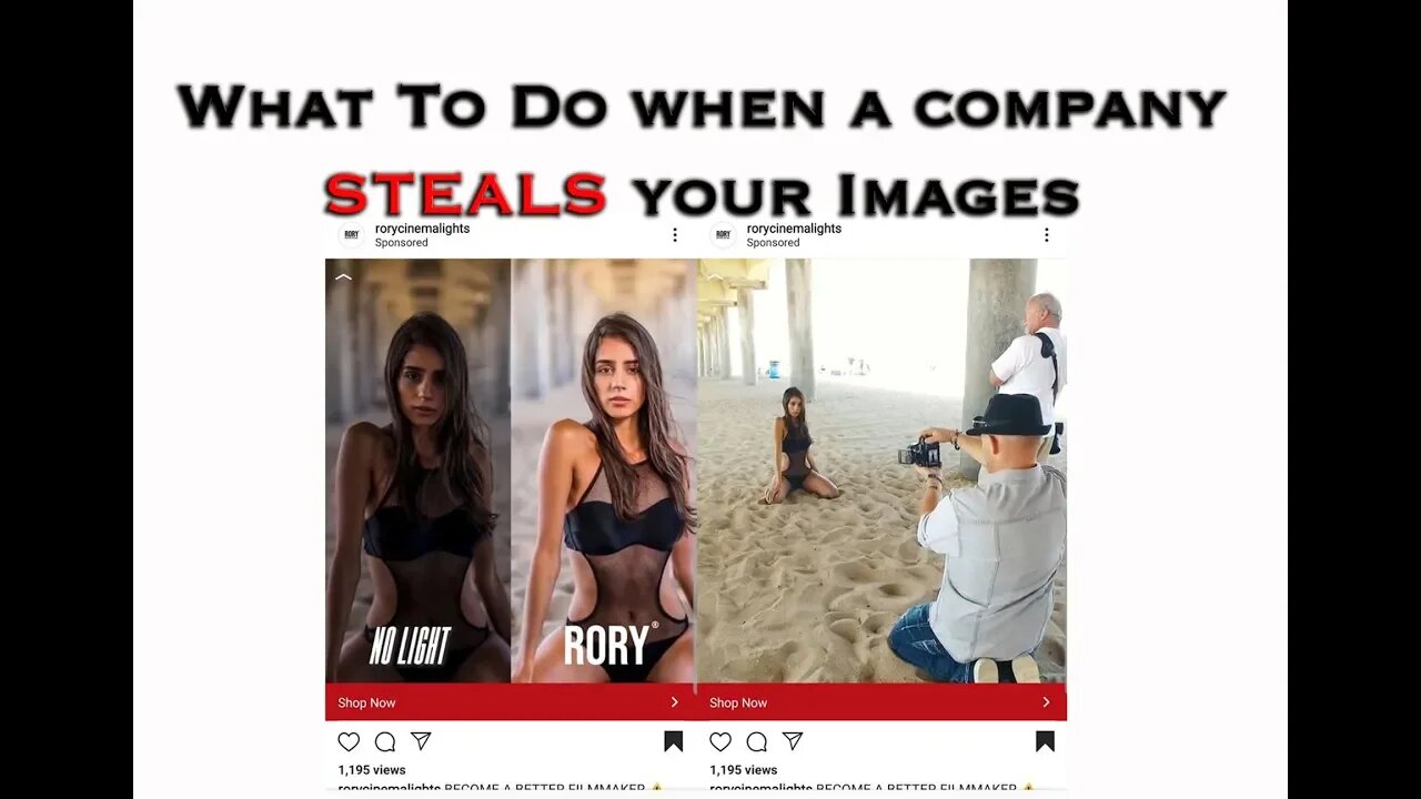 What To Do When a Company STEALS Your Photography and Images- Photo Theft by Rory LED Lights