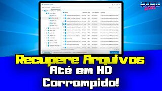 TUTORIAL PC - Como recuperar arquivos de um HD corrompido e inacessível!
