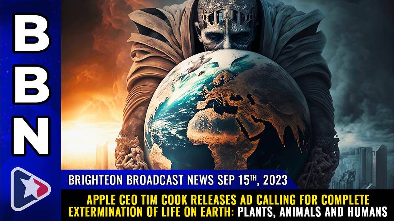 Apple CEO Tim Cook releases ad calling for complete EXTERMINATION of life on Earth