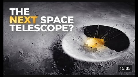 Nasa decided to make telescope on moon.