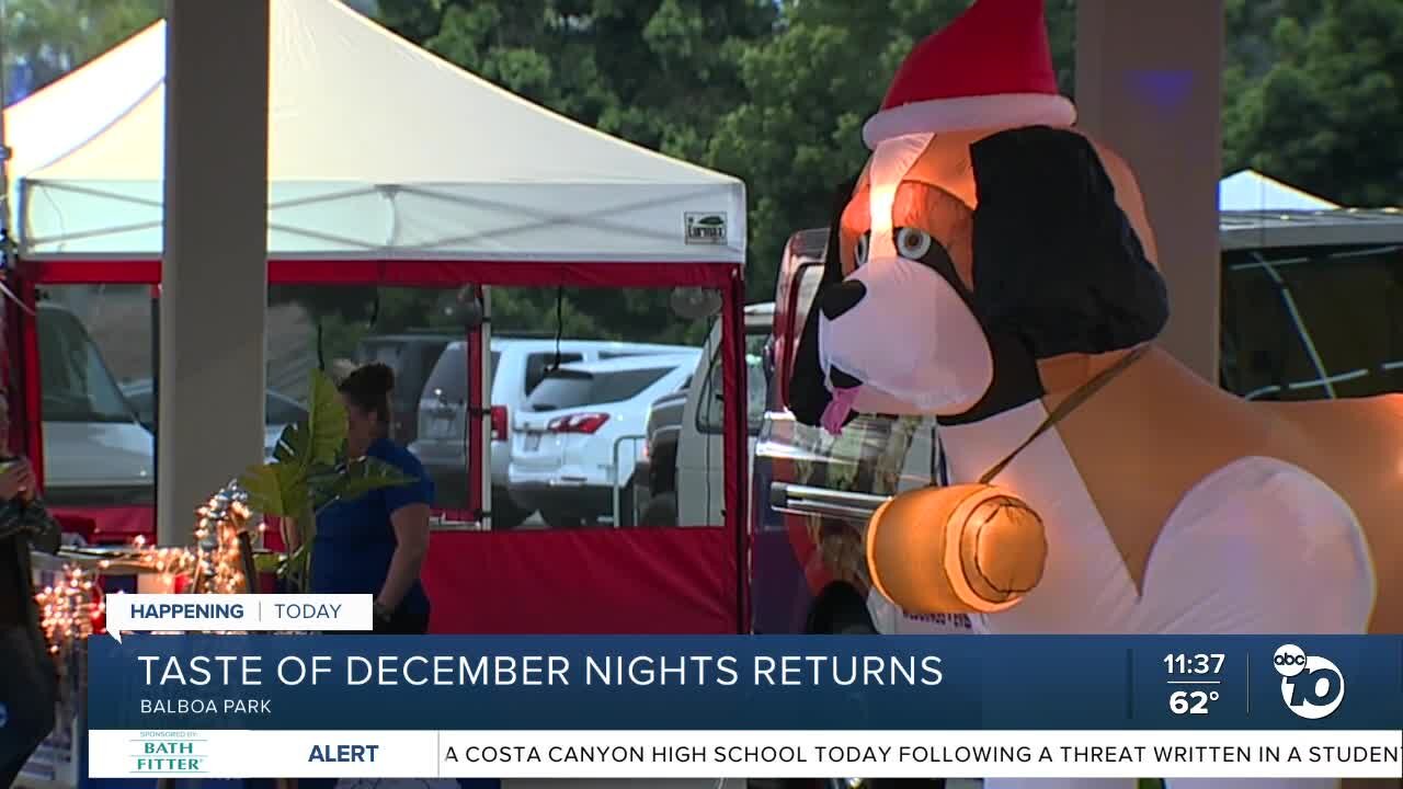 Taste of December Nights returns with more food, holiday spirit