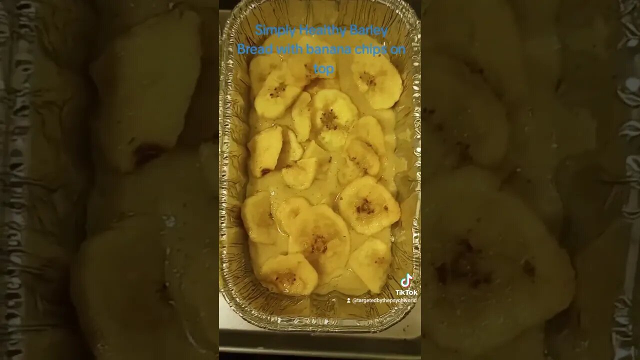 Nanny Cakes - Barley Bread with Banana Chips #homemade