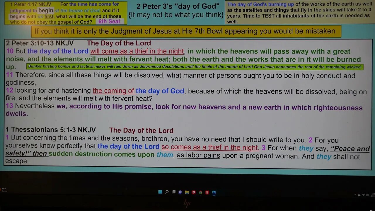 2 Peter 3's day of God