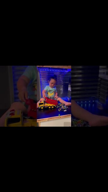 Dumping cars. #shorts by #tinyjuniorpeanut at #activatestudio