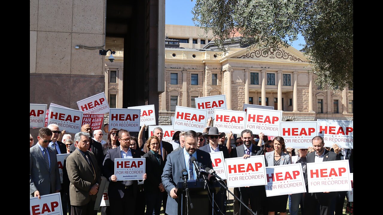 Rep. Justin Heap Announcing his Candidacy M.C Recorder 2024