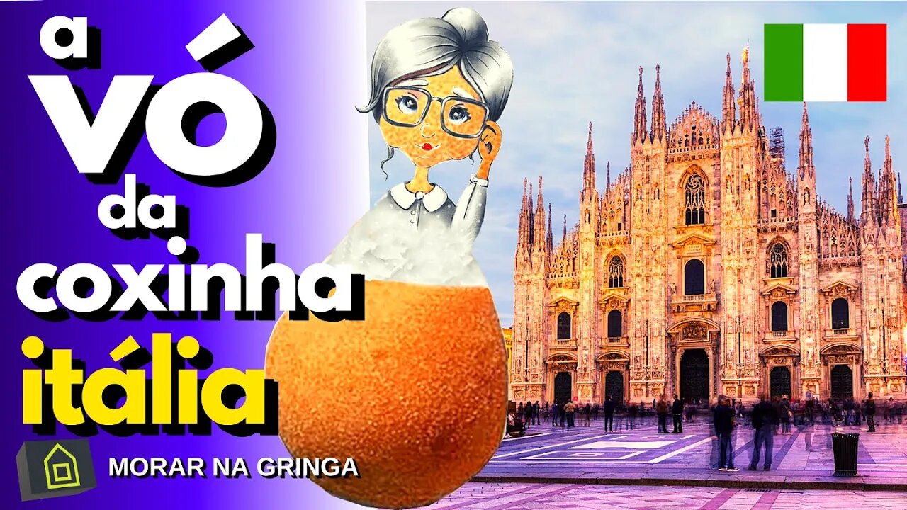 ENCONTRAMOS UM ANCESTRAL DA COXINHA EM MILÃO NA ITÁLIA