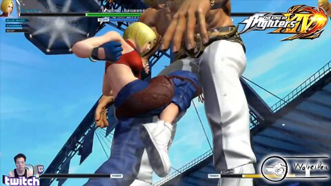 (PS4) The King of Fighters XIV - 19 - Edit Team 3 - Blue Mary, Vanessa, Whip - Lv 4 Hard