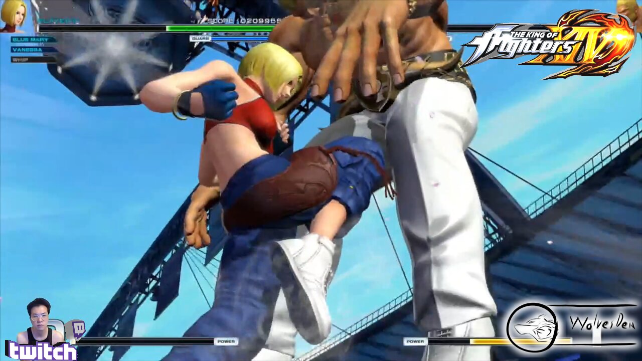 (PS4) The King of Fighters XIV - 19 - Edit Team 3 - Blue Mary, Vanessa, Whip - Lv 4 Hard