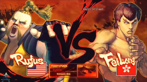 Street Fighter 4 Mod Play As Rufus On Ps3