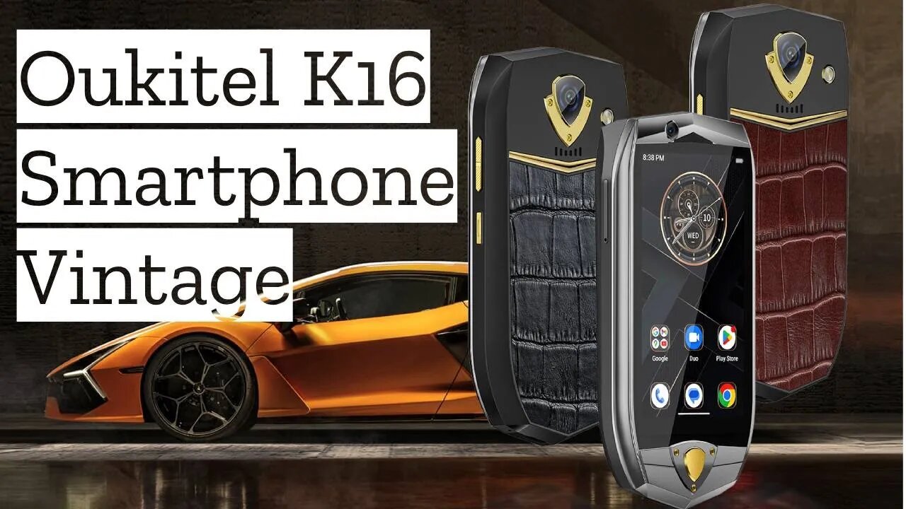 Oukitel K16 - Celular moderno com estilo vintage, Octacore com 128GB de espaço por menos de R$900!