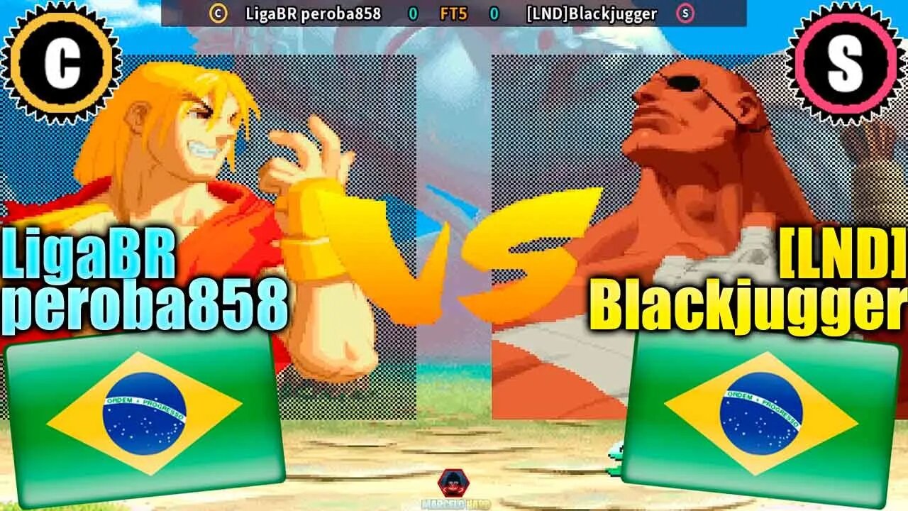 Street Fighter Alpha 2 (LigaBR peroba858 Vs. [LND]Blackjugger) [Brazil Vs. Brazil]