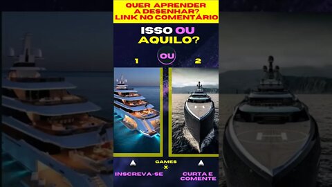 E AGORA ? 1 OU 2 ? O QUE VOCÊ PREFERE ? ISSO OU AQUILO ? #quiz #issoouaquilo #game #jogos #games