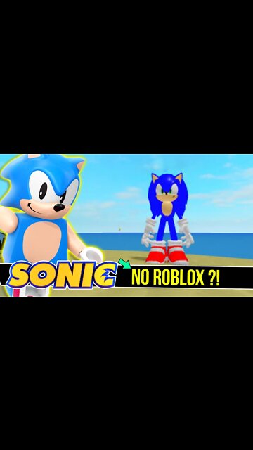Impressionante Sonic no Roblox | SONIC Roblox Blast #shorts