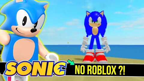 Impressionante Sonic no Roblox | SONIC Roblox Blast #shorts