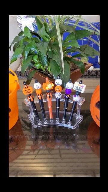 Trick or Treat Yourself with Custom Halloween Beaded Pens!!!