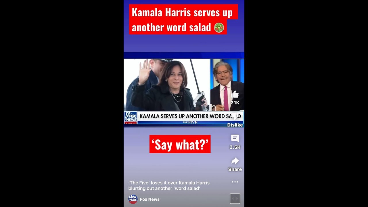 The Five on Kamala- “Say What”?