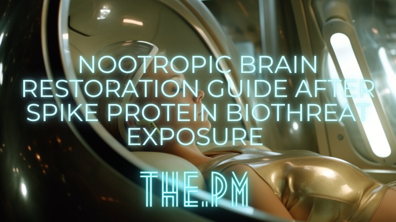 [biosecure] - thePM nootropic brain restoration guide after intense spike protein exposure