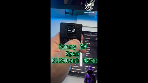 BLEShark Nano AP Funny Spam!