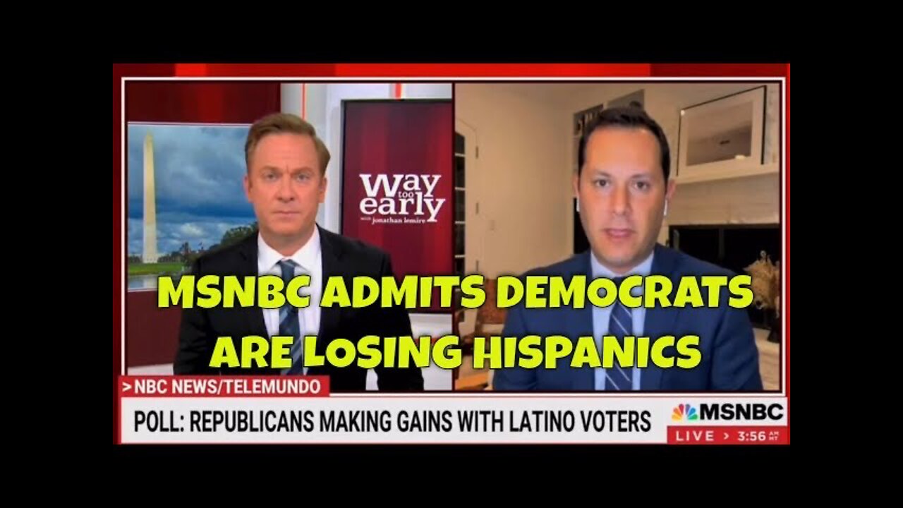 WOW! Even MSNBC admits Hispanics Leaving the Democrat Party as “Plantation Pelosi” insults Hispanics