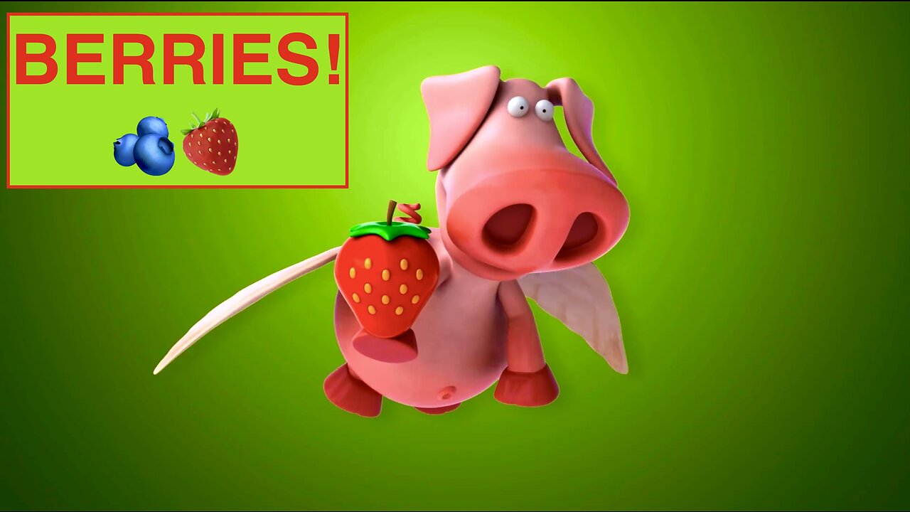 Learning Kids Cartoon - Berries Children Video - Funny Kids Animation - Berry Cartoon