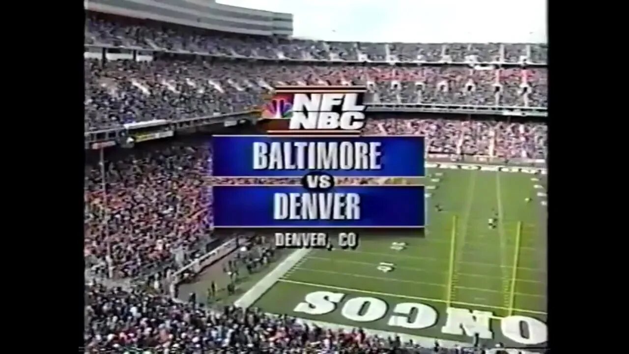 1996-10-20 Baltimore Ravens vs Denver Broncos