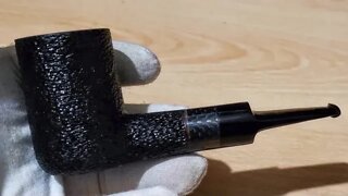 LCS Briars pipe 602 hackert style billiard with carbon fiber band