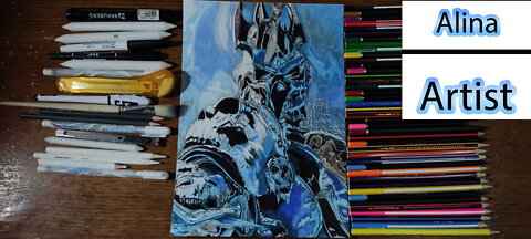 Drawing Lich King(Arthas) [Alina Artist]