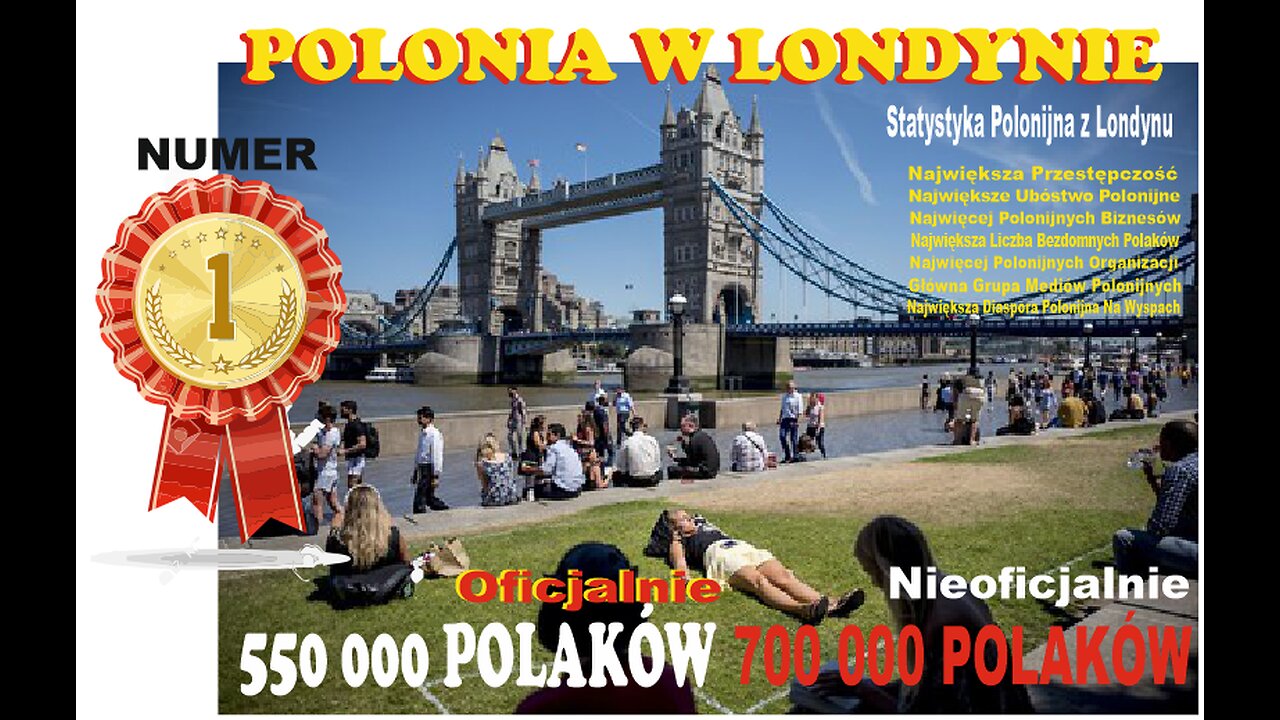 XX LECIE POLONII W UK / POLONIA W LONDYNIE ODC 7 / PIERWSZY Z TEMATU LONDYŃCZYKÓW 1/3