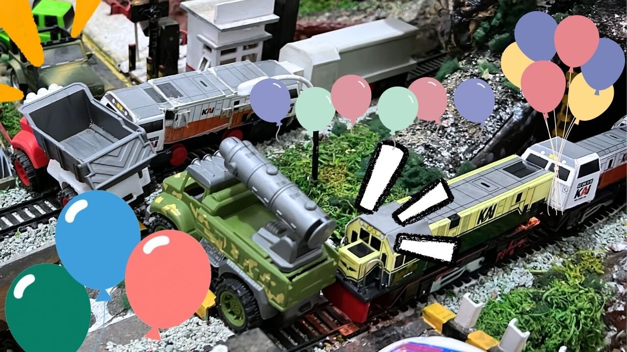 Exciting Train Race