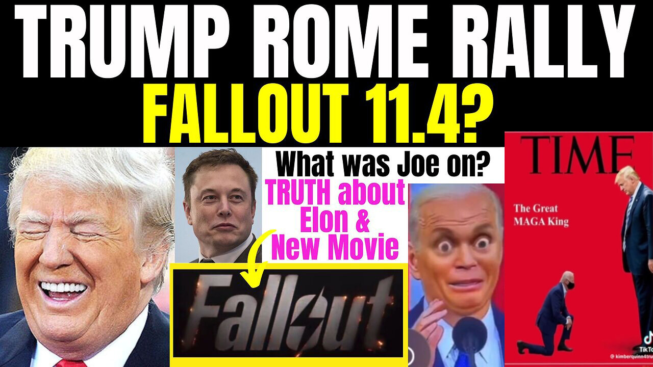 Trump Rome Rally Clues - What was Joe on