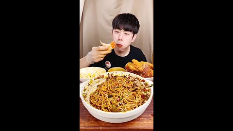 Chinese food eating challenge