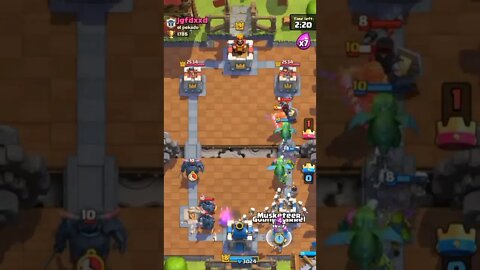 VS Jgfdxxg - Legendary's Infinite Elixir - Clash Royale #shorts