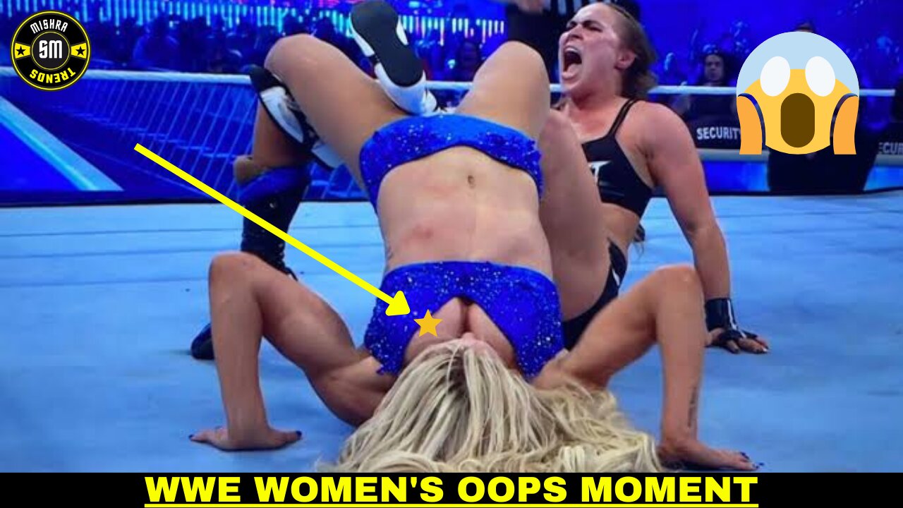 WWE Women Wrestler Oops Moments