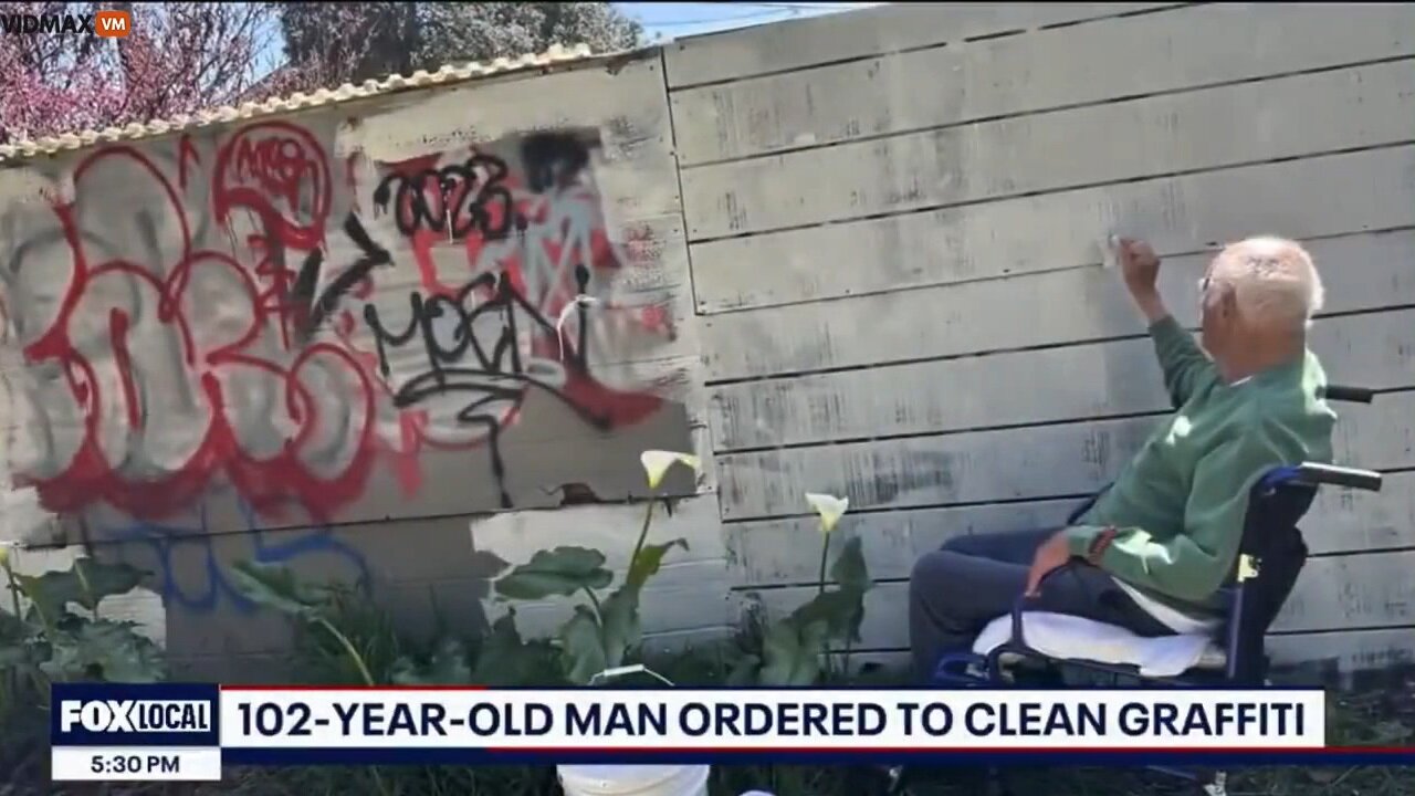 Oakland Is Going After 102-Year-Old Man For Not Cleaning Graffiti On His Property Put There By Thugs