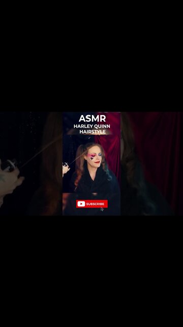 ASMR 😈 Harley Quinn, Hair Style & Brushing #Shorts Tingly, Soft Whispers