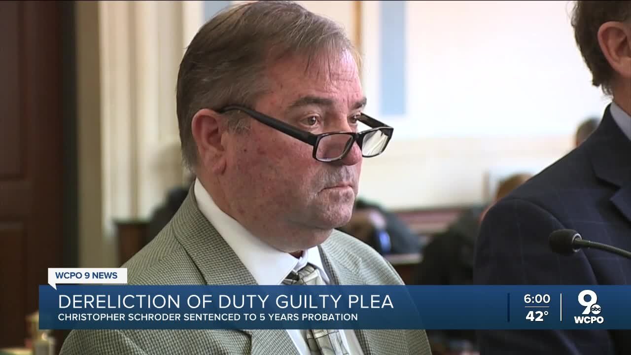 Ex-Cincinnati officer pleads guilty to 'dereliction of duty'