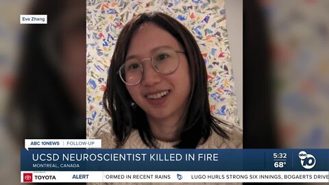 Police confirm missing San Diego neuroscientist was killed in Montreal building fire