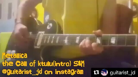 Metallica call of the ktulu s&M guitar cover